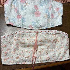 Floral Corset Tops